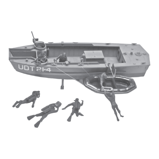 REVELL U.D.T. Boat with Frogmen Handbuch