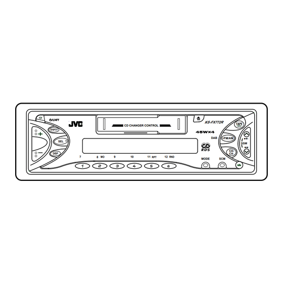 JVC KS-FX772R Bedienungsanleitung