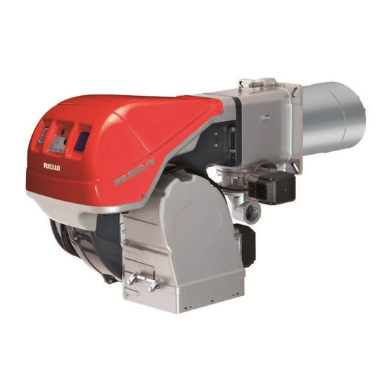 Riello RS 250/EV MZ Installations-, Bedienungs- Und Wartungsanleitung