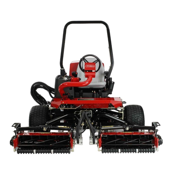 Toro Reelmaster 3100-D series Bedienungsanleitung