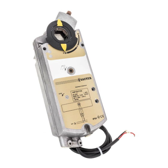 Sauter ASF122 Montagevorschrift