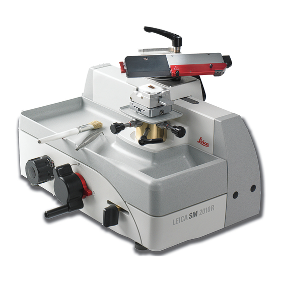 Leica Biosystems SM2010 R Gebrauchsanweisung