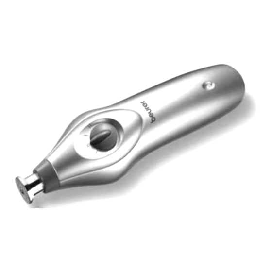 Beurer Profi-Set MP 30 Gebrauchsanleitung