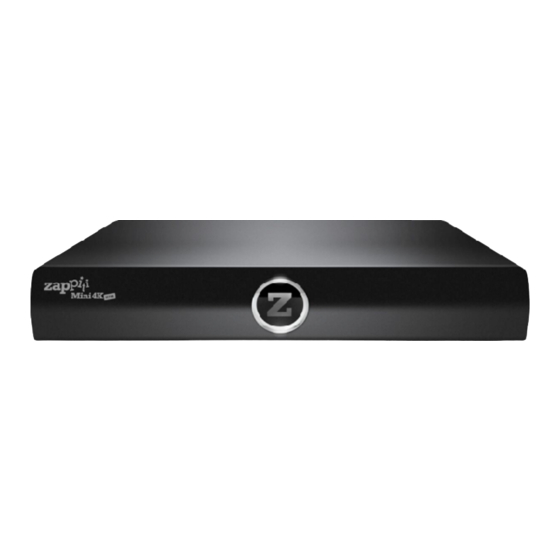 Zappiti Player Mini 4K HDR Anleitung