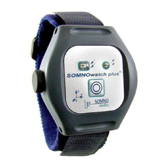 SOMNOmedics SOMNOwatch plus Bedienungsanleitung