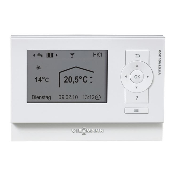 Viessmann VITOTROL 300-E Bedienungsanleitung