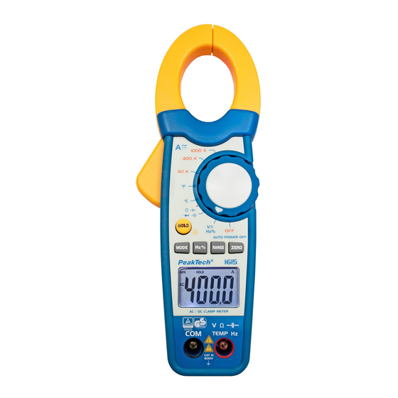 PeakTech 1610 Bedienungsanleitung