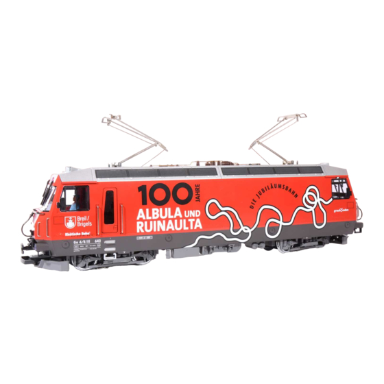 LGB RhB-Ellok Ge 4/4 III Bedienungsanleitung