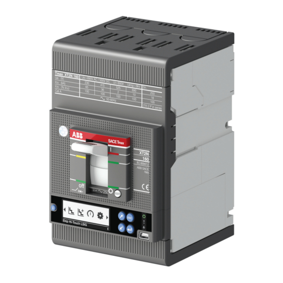 ABB SACE Tmax XT IEC-UL Installationsanleitung
