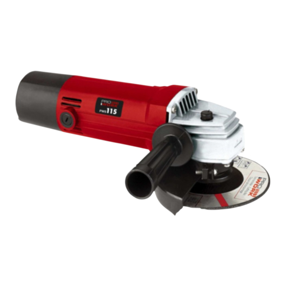 EINHELL Pro Work PWS 115 Originalbetriebsanleitung