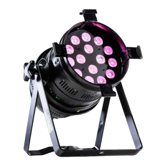 Varytec LED Par 64 Floor 5in1 15x10 W RGBWA Bedienungsanleitung