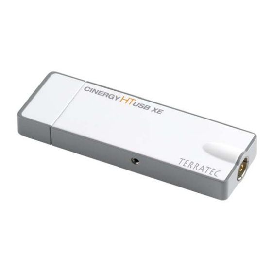 TerraTec Cinergy HT USB XE Handbuch