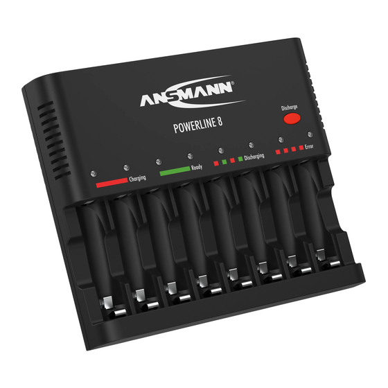 ANSMANN POWERLINE 8 Bedienungsanleitung