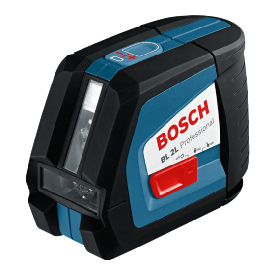 Bosch BL 2L Professional Originalbetriebsanleitung