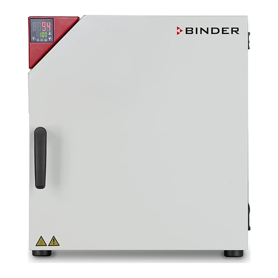 Binder BD-S 56 Handbücher
