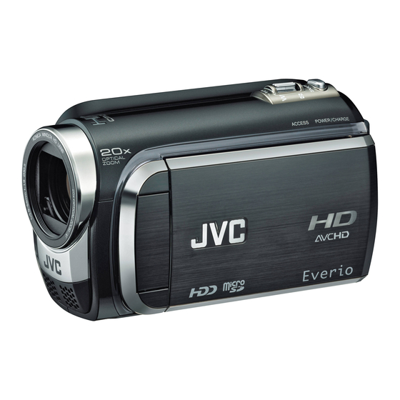JVC GZ-HD320 Bedienungsanleitung