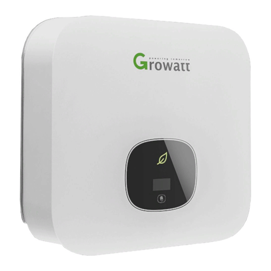 Growatt MIN 2500 TL-XE Kurzanleitung