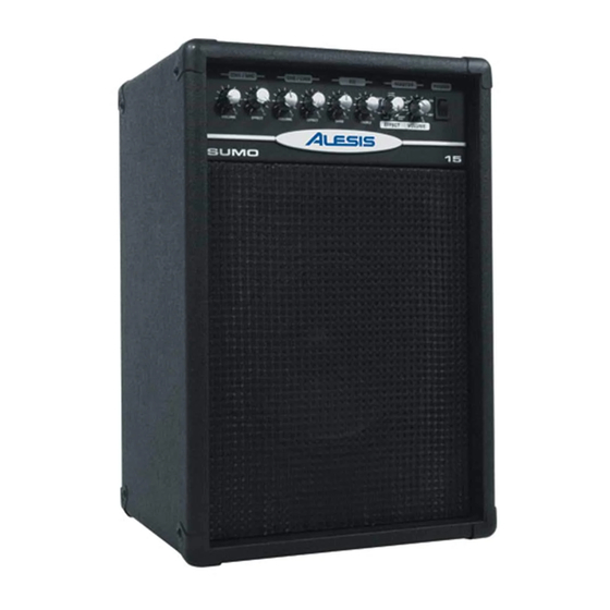 Alesis SUMO Kurzbedienungsanleitung