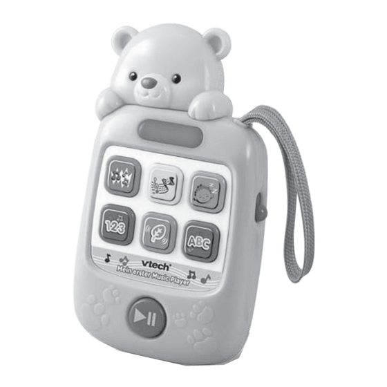VTech Mein erster Music Player Bedienungsanleitung