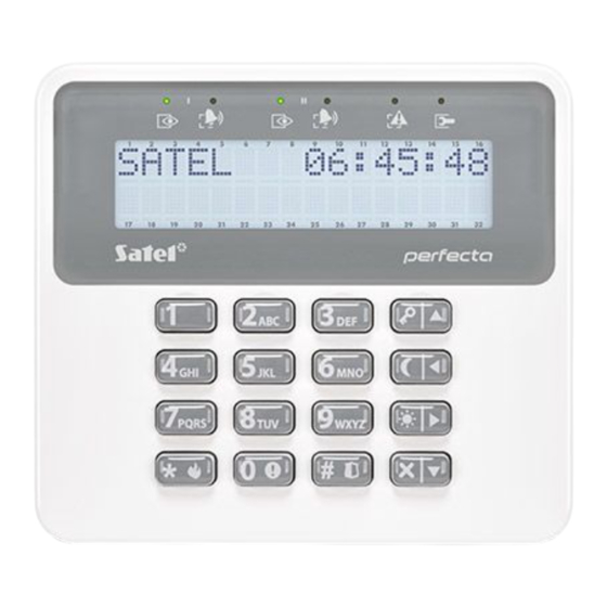 Satel PERFECTA Parametrierung