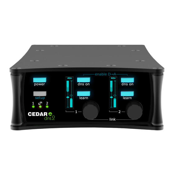 Cedar DNS 2 Bedienungsanleitung
