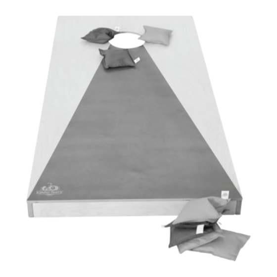 Kinderfeets Cornhole Game Gebrauchsanleitung
