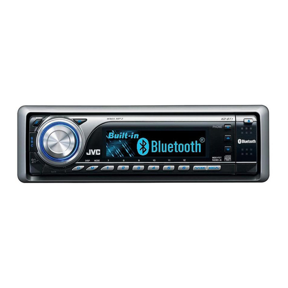 JVC KD-BT1 Bedienungsanleitung