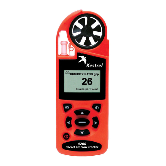 Kestrel 4200 Handbuch