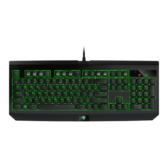 Razer BlackWindow Ultimate Handbuch