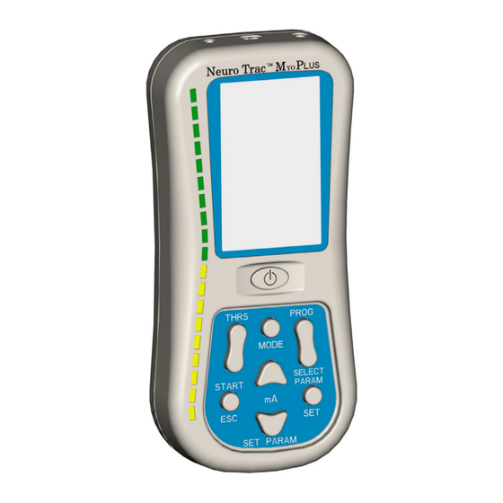Verity Medical NeuroTrac MYO PLUS Bedienungsanleitung
