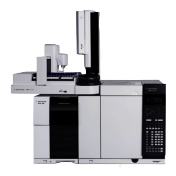 Agilent Technologies GC Serie Handbuch Zur Standortvorbereitung