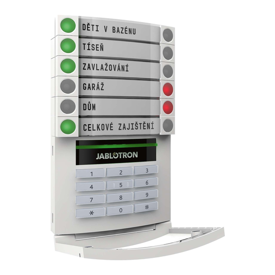 jablotron 100+ Bedienungsanleitung