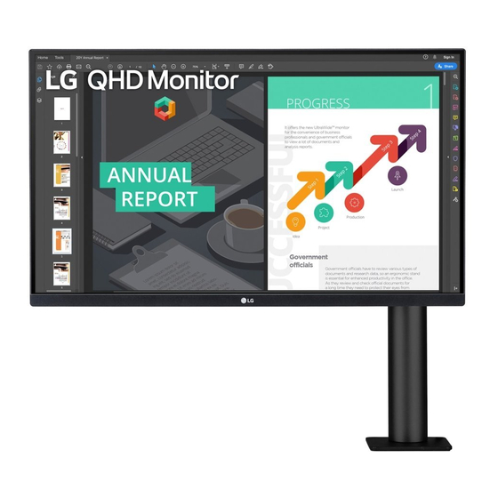 LG 27QN880 Kurzanleitung