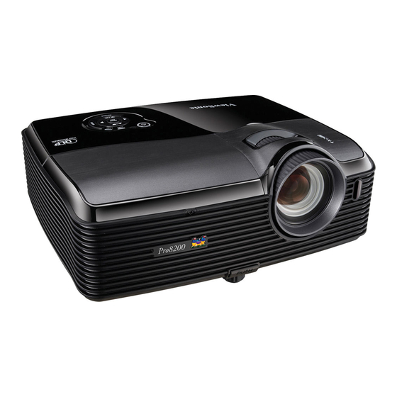 ViewSonic Pro8200 Bedienungsanleitung