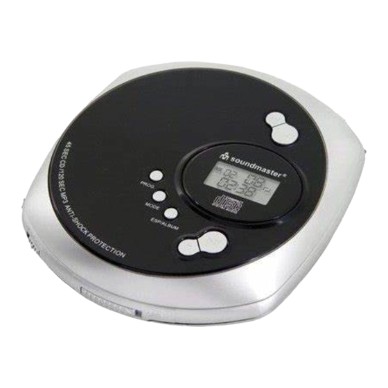 SOUNDMASTER CD-9135MP3 Bedienungsanleitung