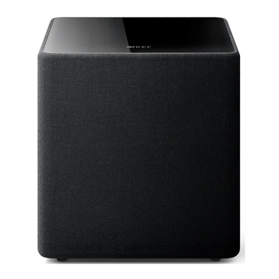 KEF Kube 10 MIE Bedienungsanleitung
