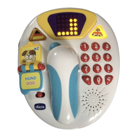 Chicco Hello Baby Animals Bedienungsanleitung