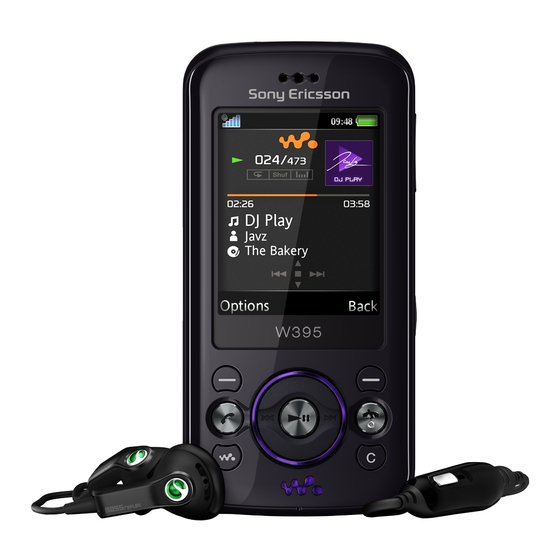 Sony Ericsson W395 Bedienungsanleitung