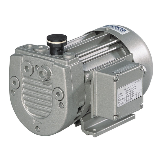 Becker VT 4.4 Betriebsanleitung