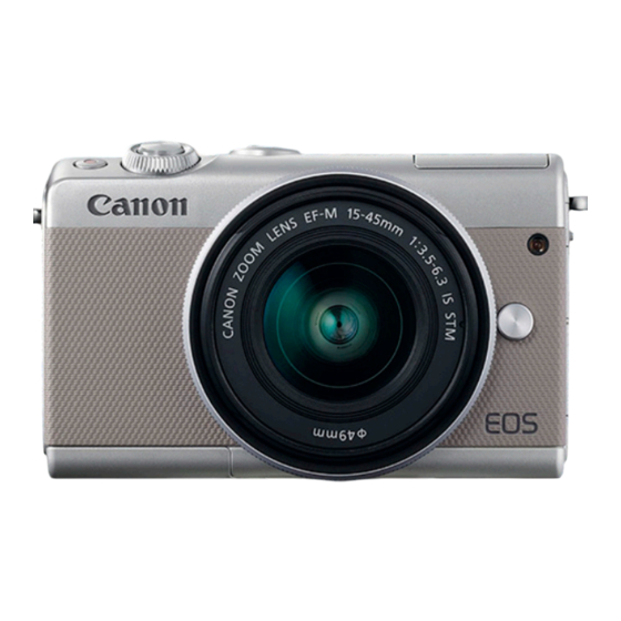 Canon EOS M100 Bedienungsanleitung