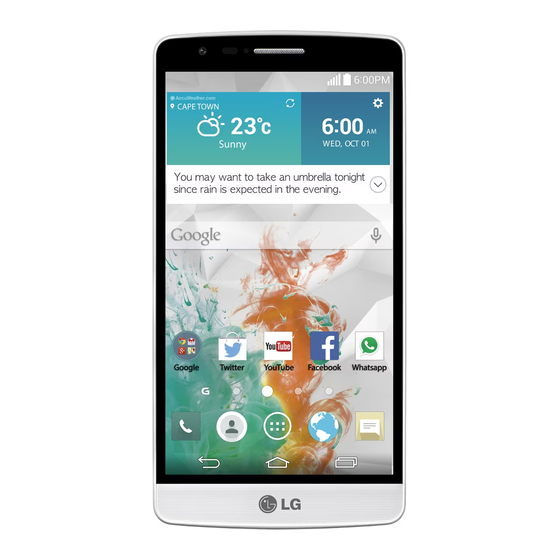 LG G3s Kurzanleitung