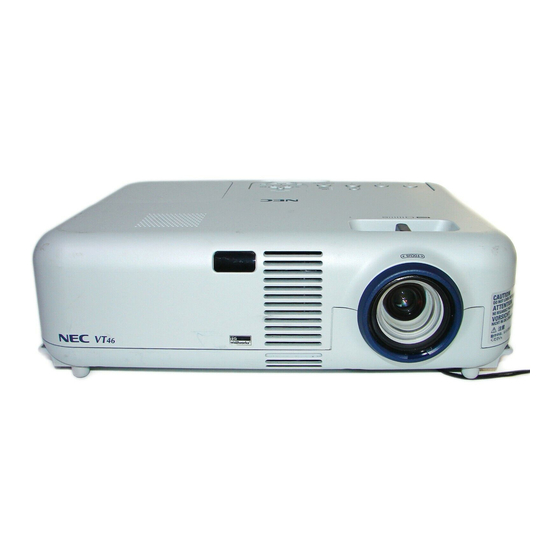 NEC VT46 Bedienungsanleitung