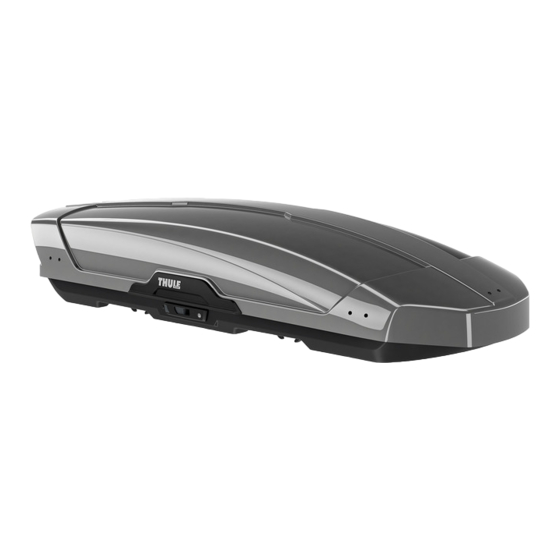 Thule MOTION XT XL 800 Bedienungsanleitung
