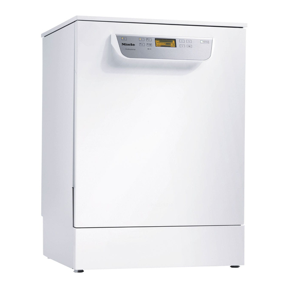 Miele professional PG 8055 Kurzgebrauchsanweisung