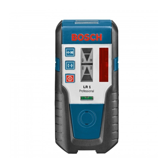 Bosch LR Professional 1 Originalbetriebsanleitung