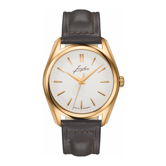 Junghans J620 Bedienungsanleitung