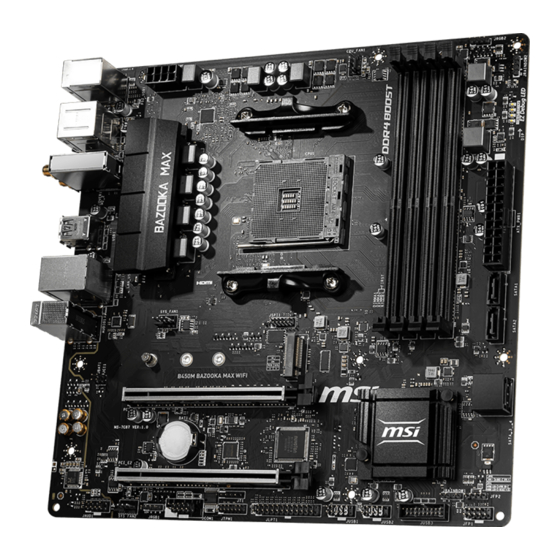 MSI B450M BAZOOKA Bedienungsanleitung