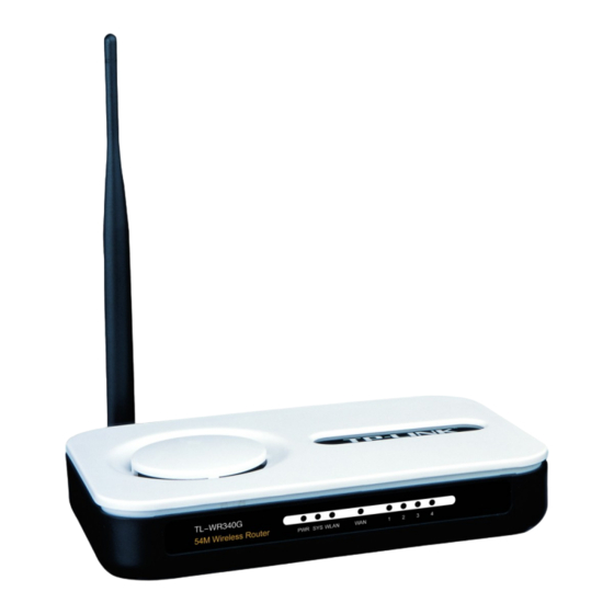 TP-Link TL-WR340GD Handbuch