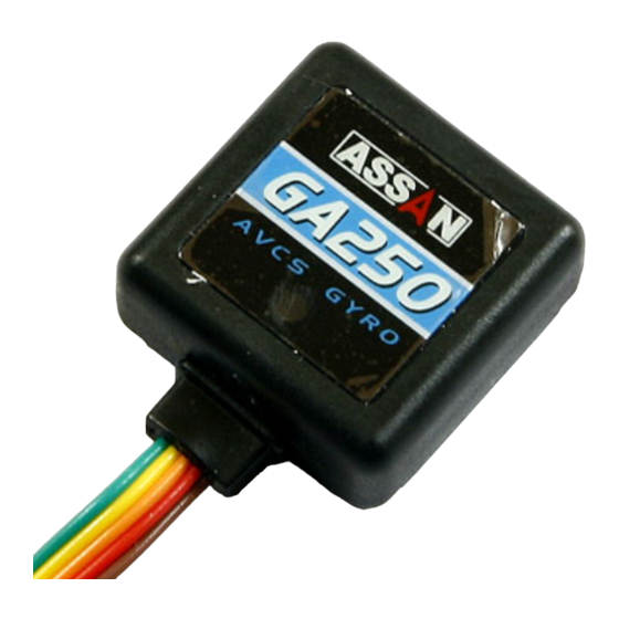 Assan Micro Gyro GA250 Anleitung