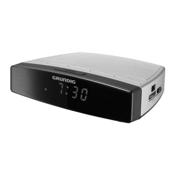 Grundig Sonoclock 390 Bedienungsanleitung